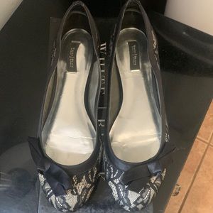 WHBM lace flats